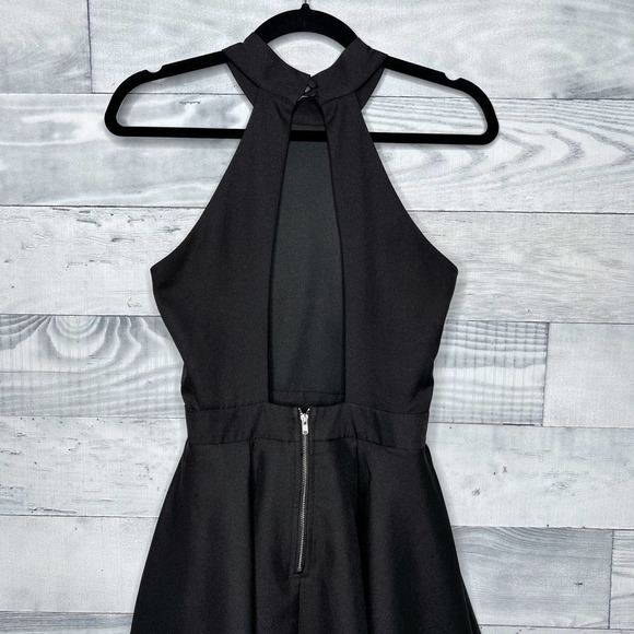 🍉 Lulus Dress Rehearsal Black Skater Dress - Picture 8 of 8